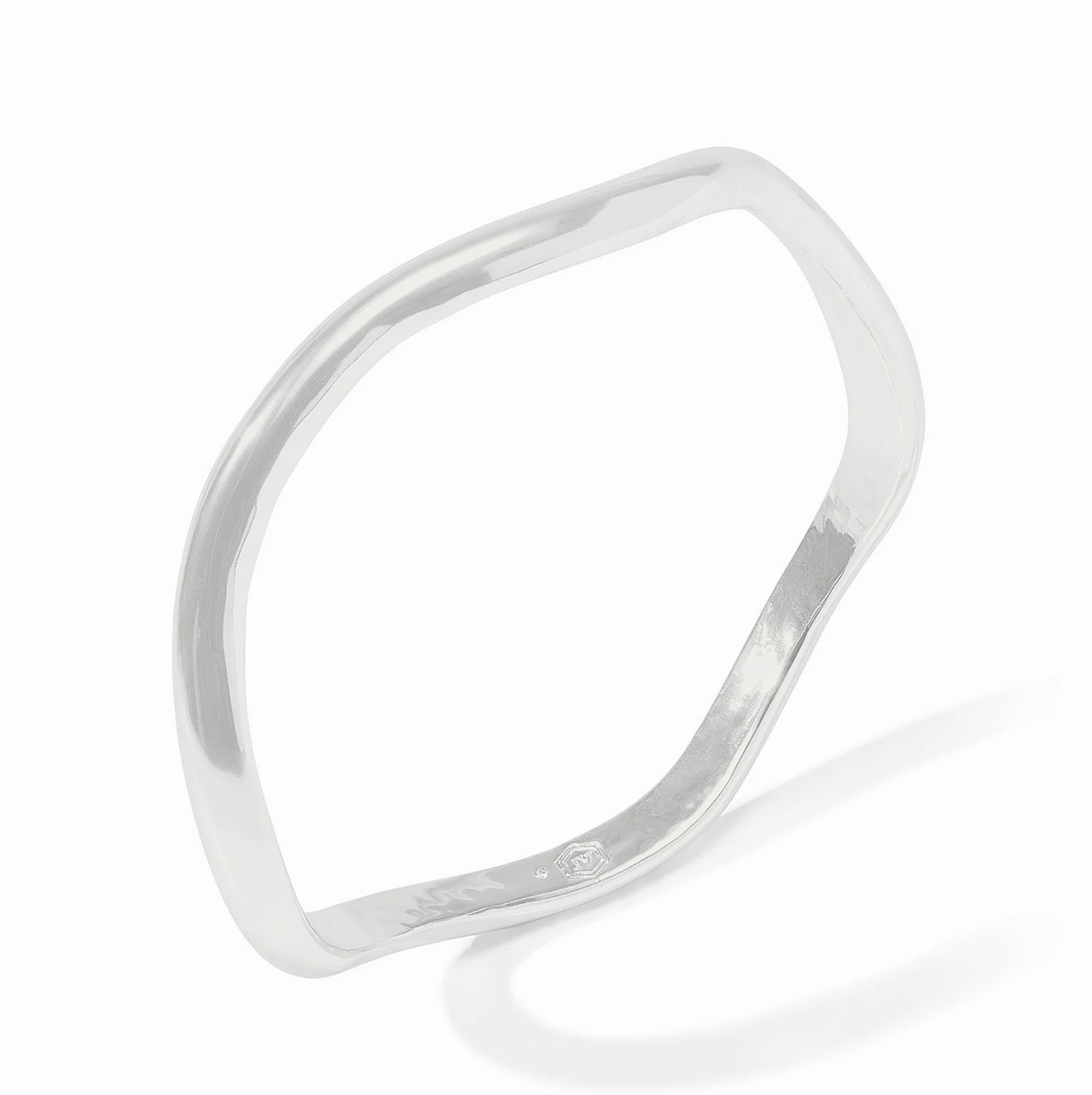 Wave Bangle Silver