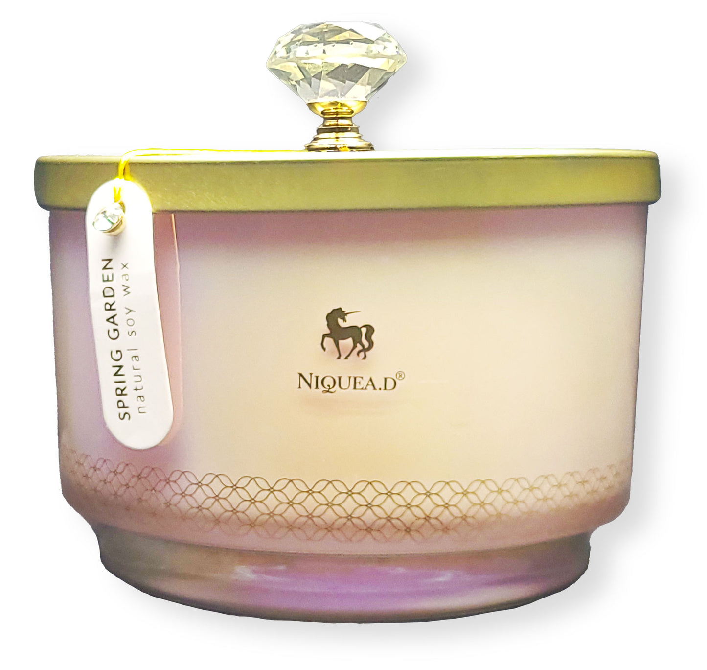 Spring Garden Candle - 16oz Footed Dish