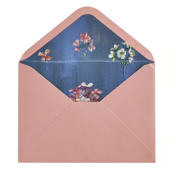 Tiny Floral Pattern Thank You Card