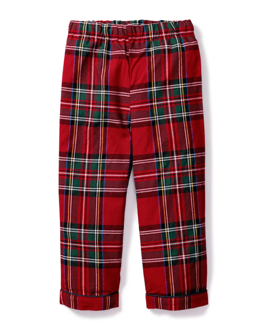 Kid's Brushed Twill Pajama Pants in Imperial Tartan