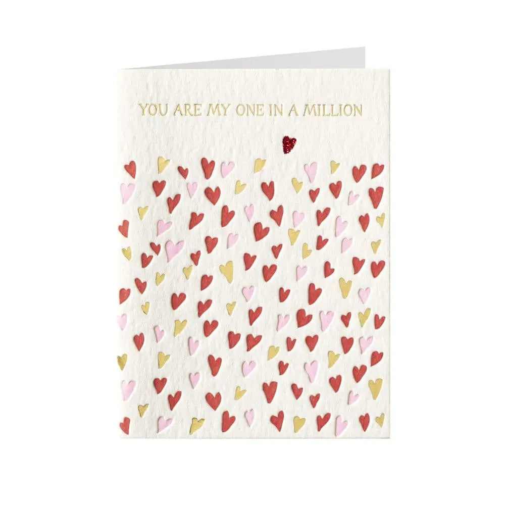 One In A Million Valentine's Day Card