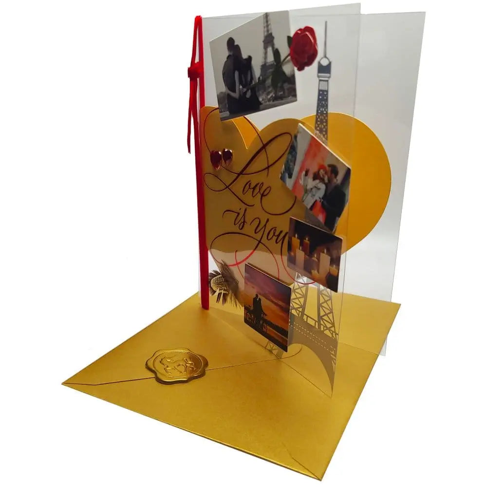 Paris Collage Valentine's Day Card