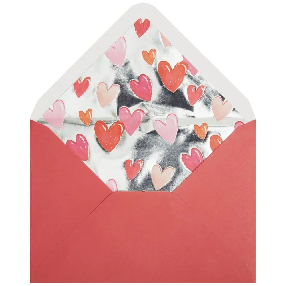 Man on Vespa with Bouquet Valentine's Day Card