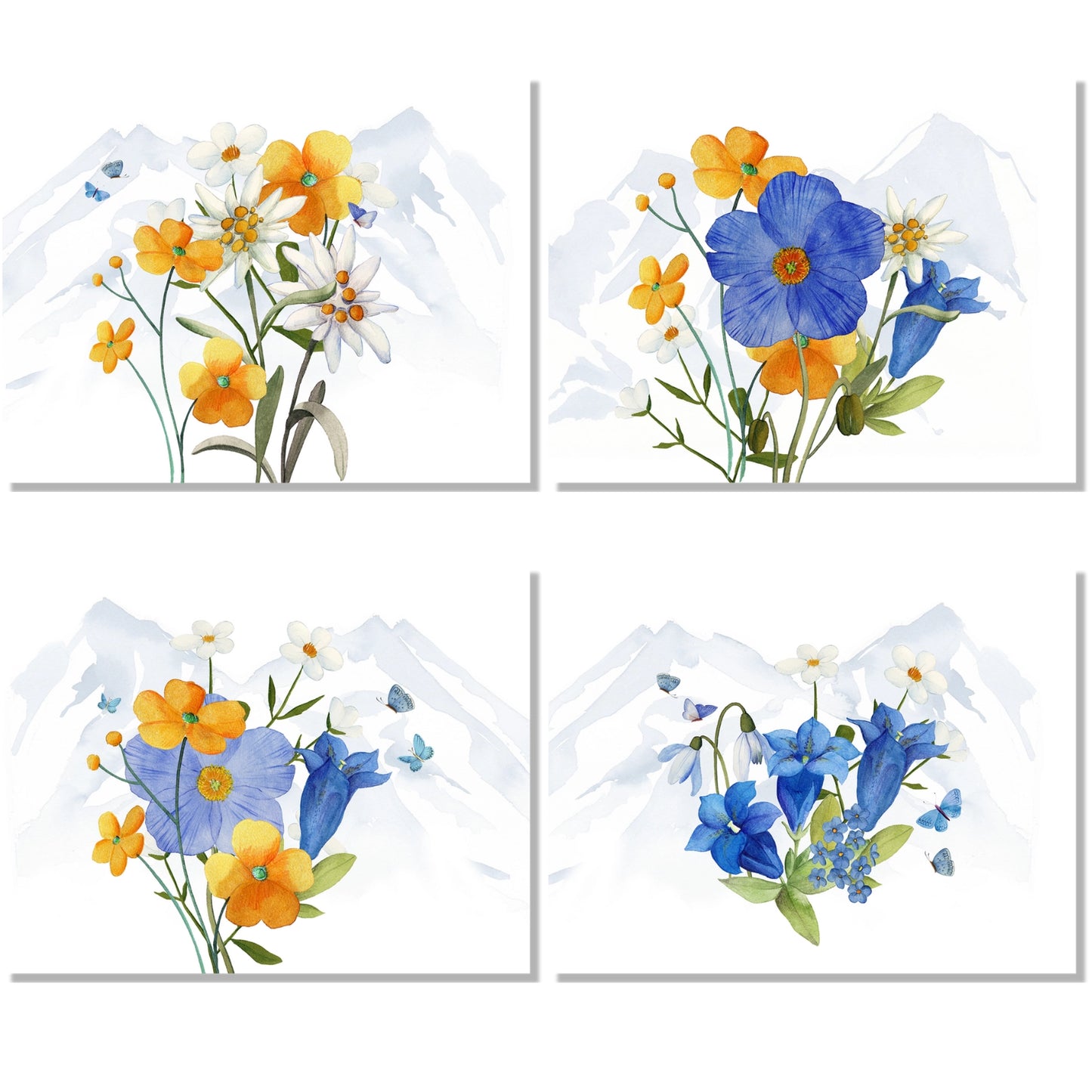 Placemats - Alpi Flora Set of 4