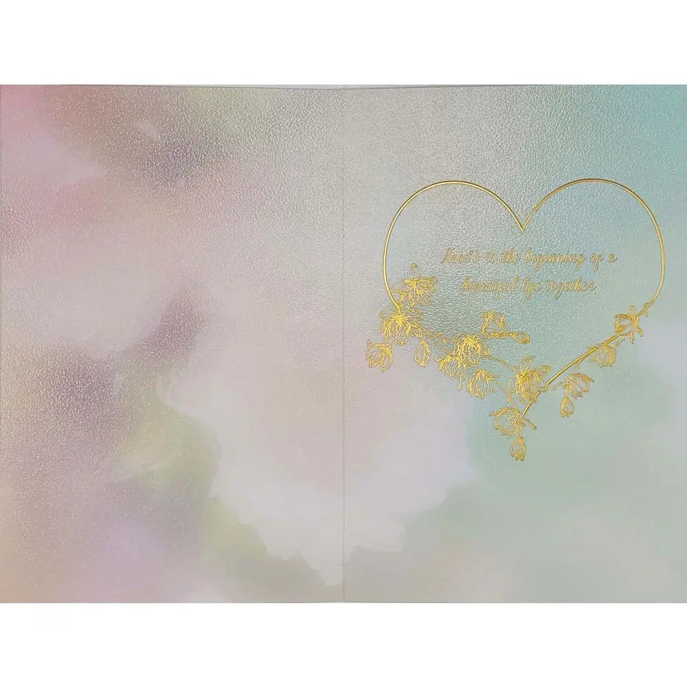 Heart Wreath Collector's Edition Wedding Card