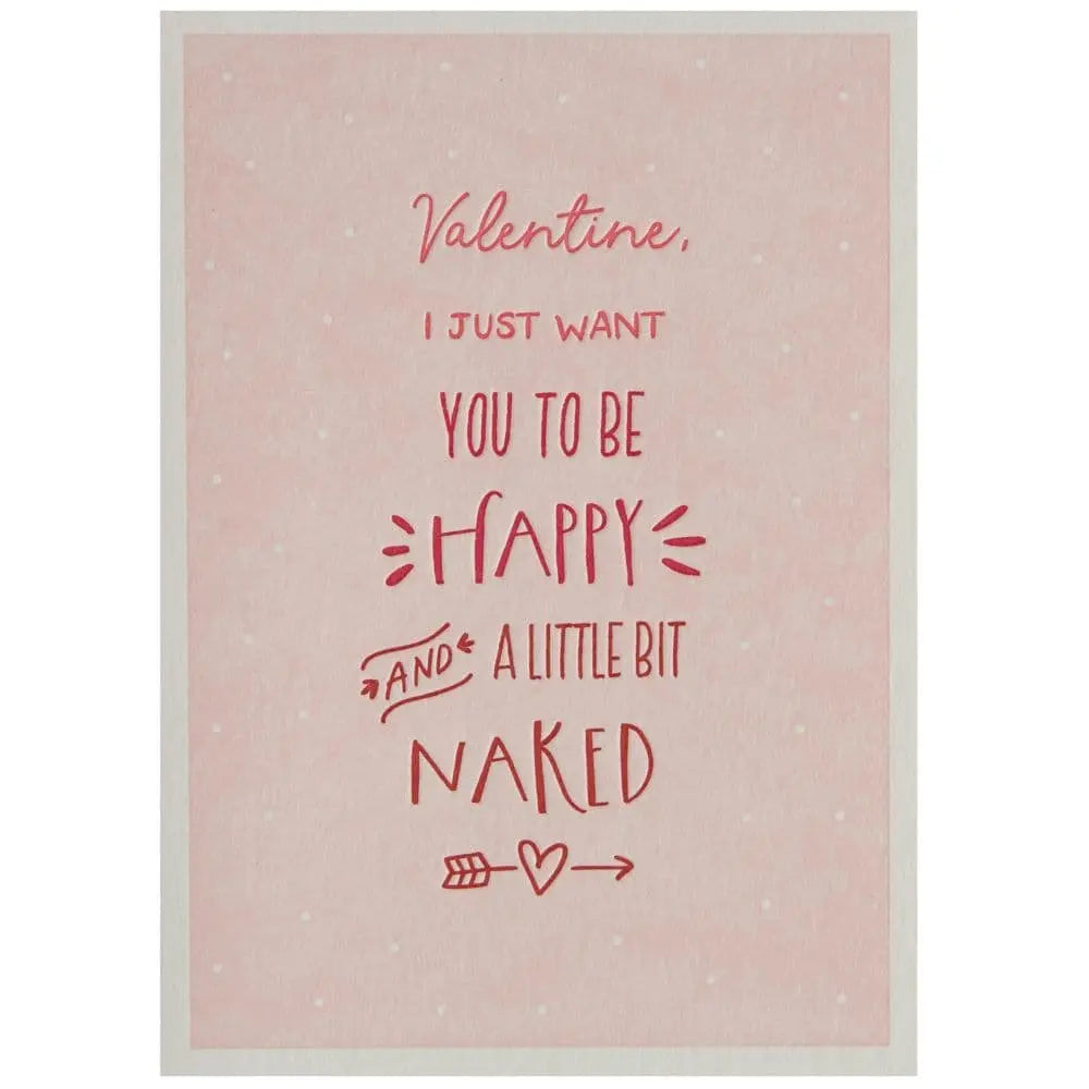 Little Bit Naked Valentine's Day Card