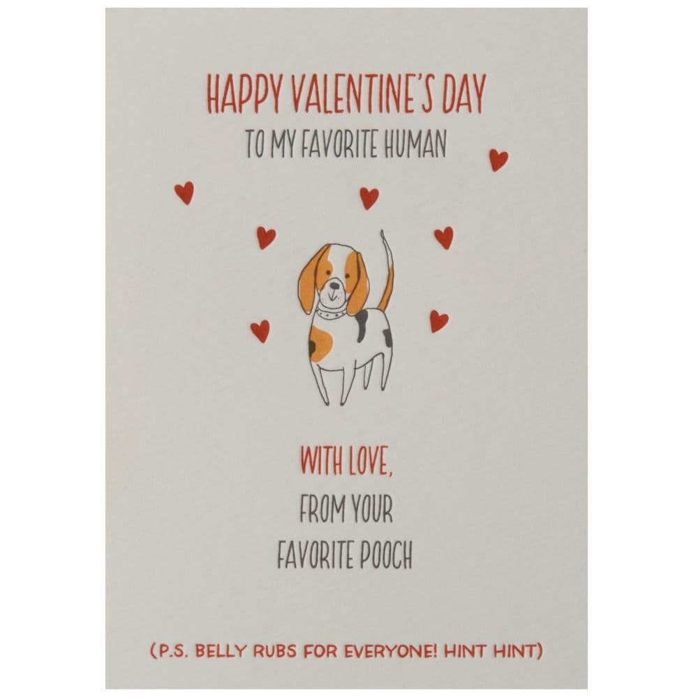 From Your Favorite Pooch Valentine's Day Card