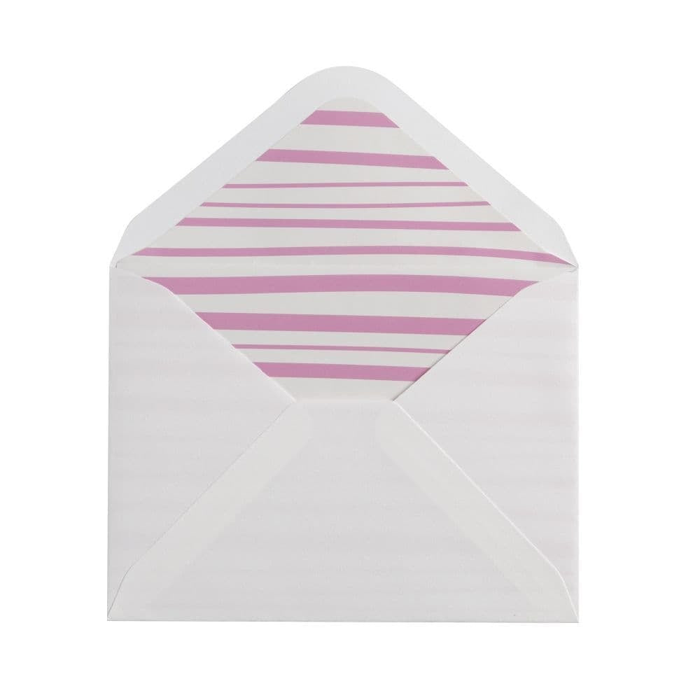 Pink Sneakers Baby Card