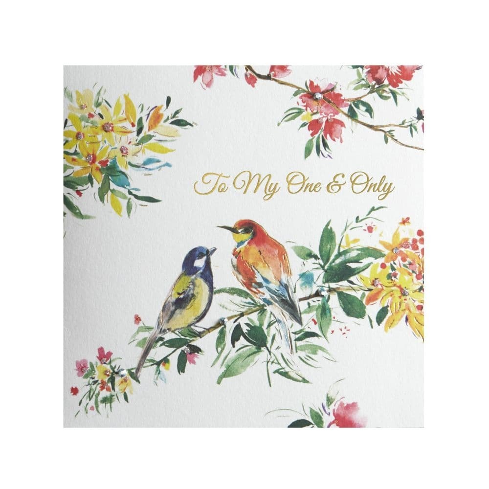 Love Birds Anniversary Card