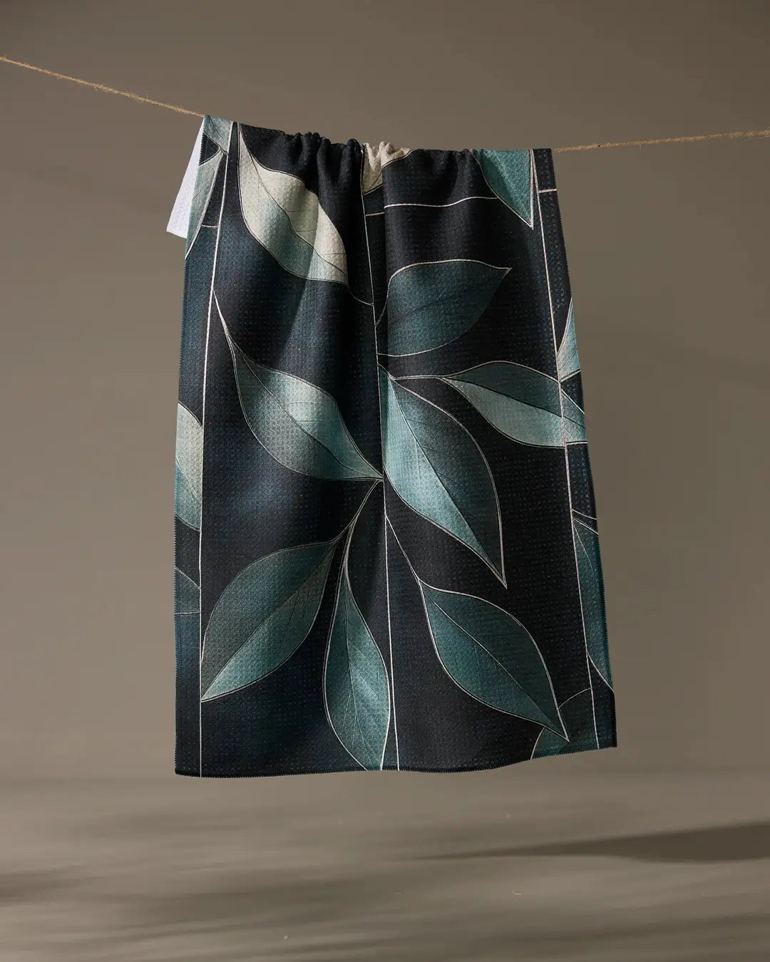 Geometry Modern Organic Tea Towel