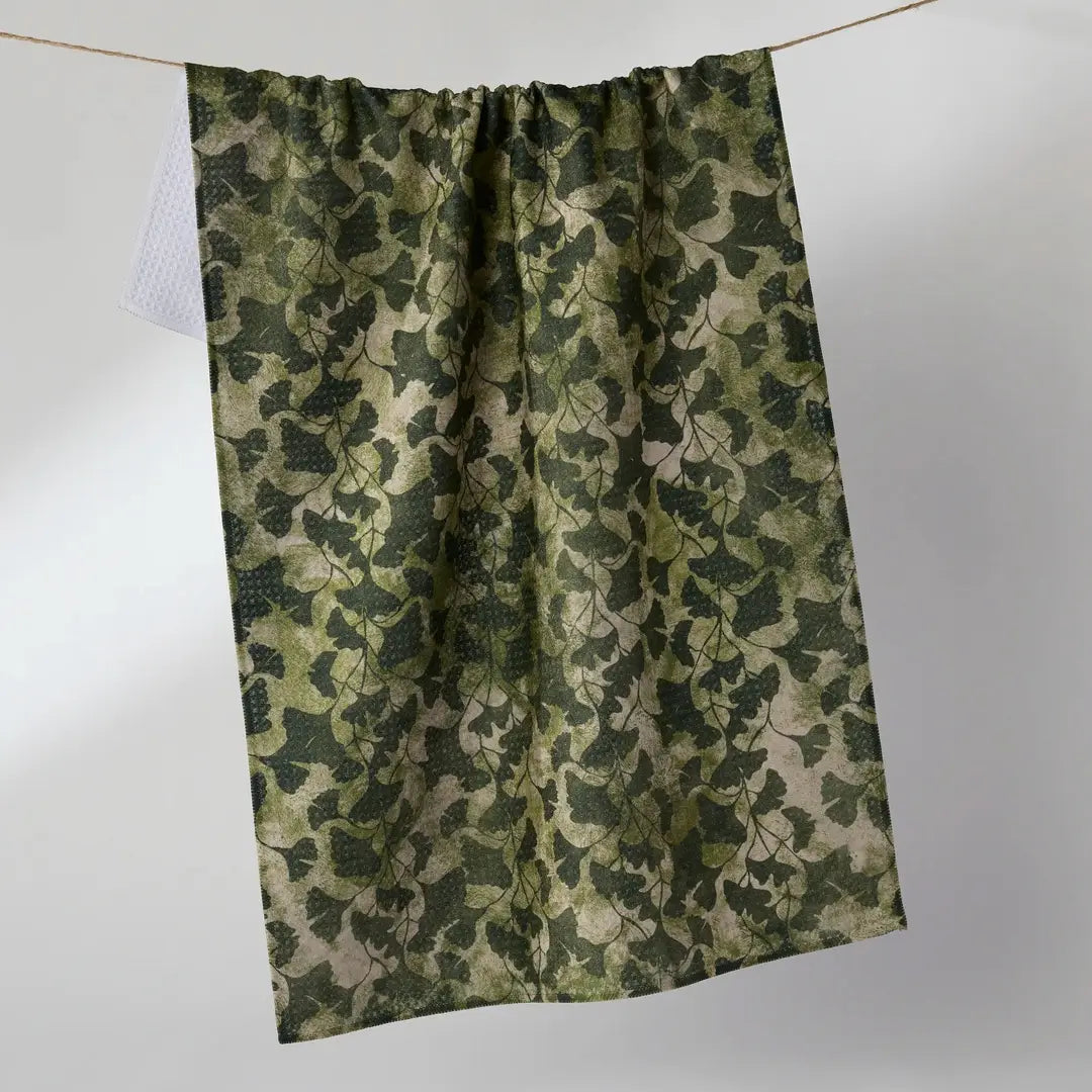 Geometry Shadow Grove Tea Towel