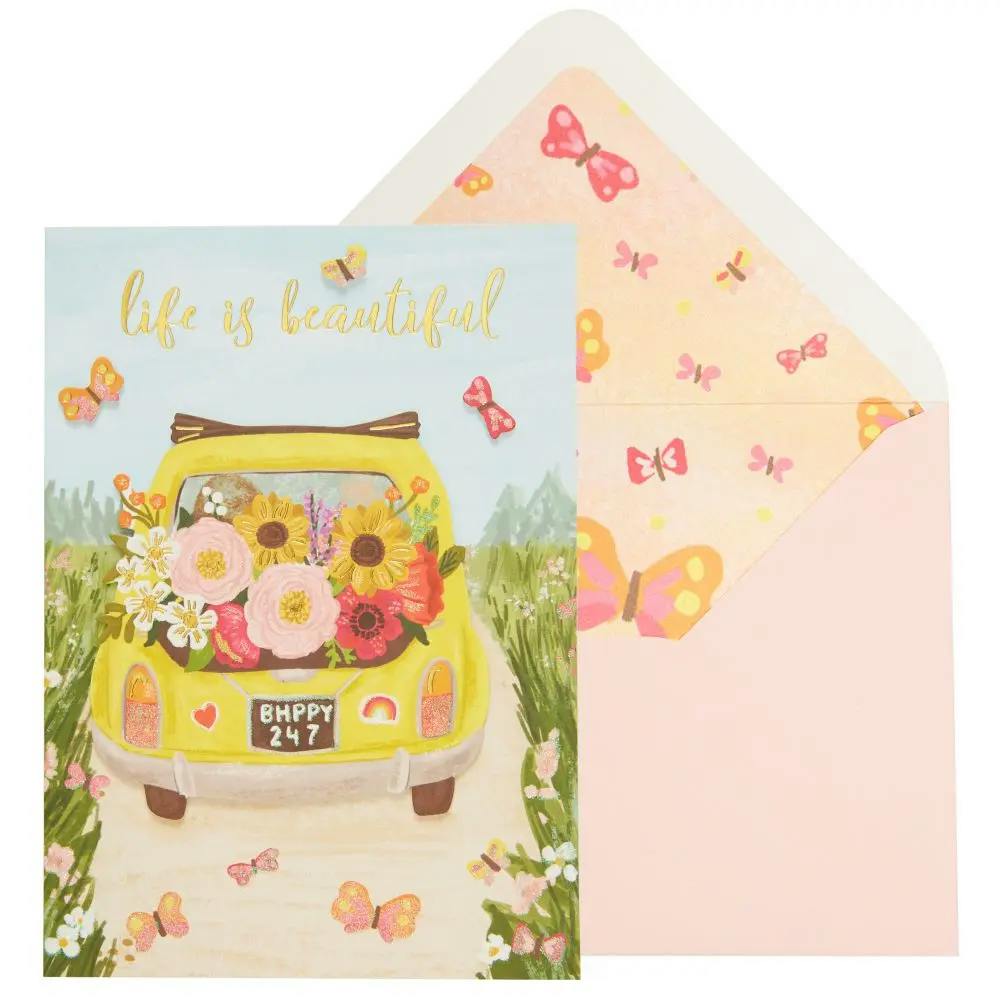 Yellow Car Birthday Card Main Product Image width=&quot;1000&quot; height=&quot;1000&quot;