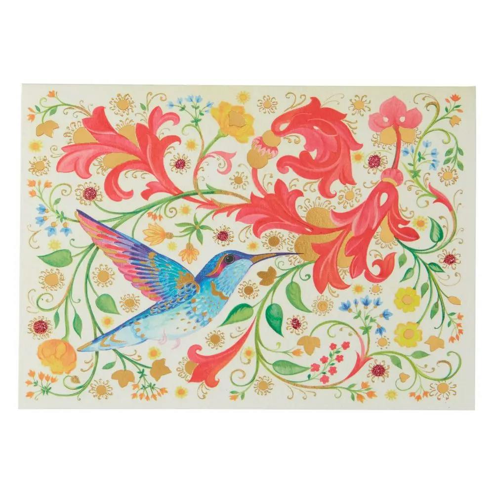 Ornate Hummingbird Mother&#39;s Day Card front