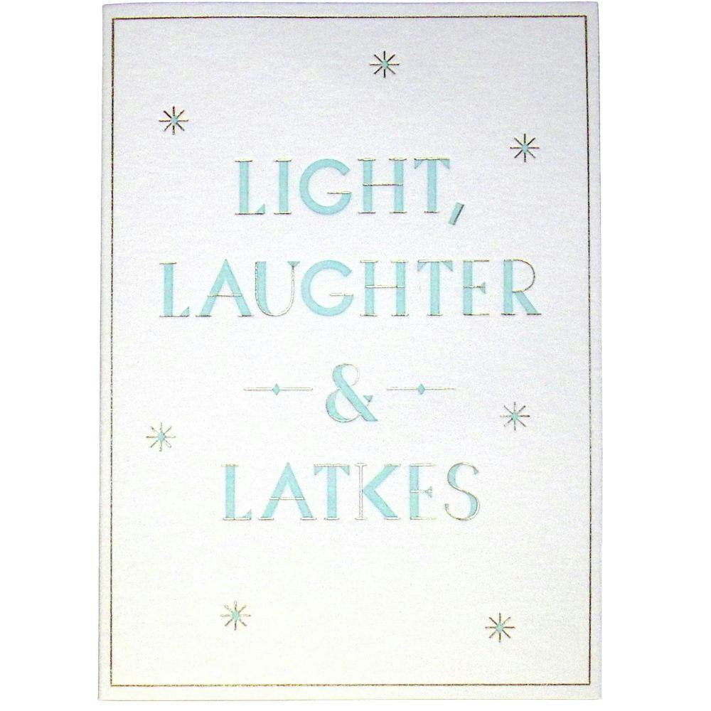 Light Laughter &amp; Latkes Hanukkah Card First Alternate Image width=&quot;1000&quot; height=&quot;1000&quot;