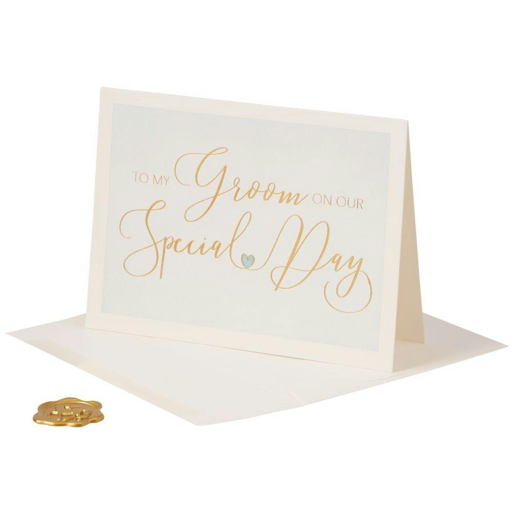 To My Groom Special Day Wedding Card Eighth Alternate Image width=&quot;1000&quot; height=&quot;1000&quot;