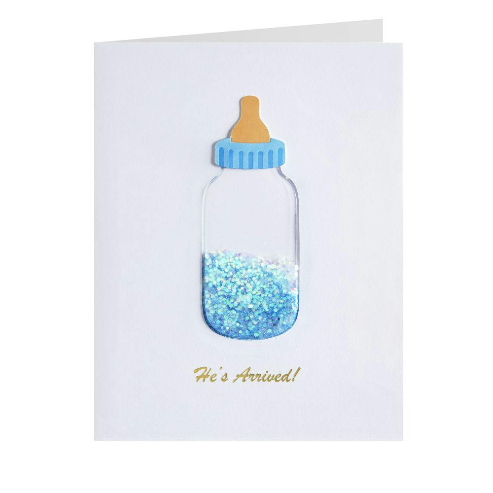 Baby Bottle Boy New Baby Card Sixth Alternate Image width=&quot;1000&quot; height=&quot;1000&quot;
