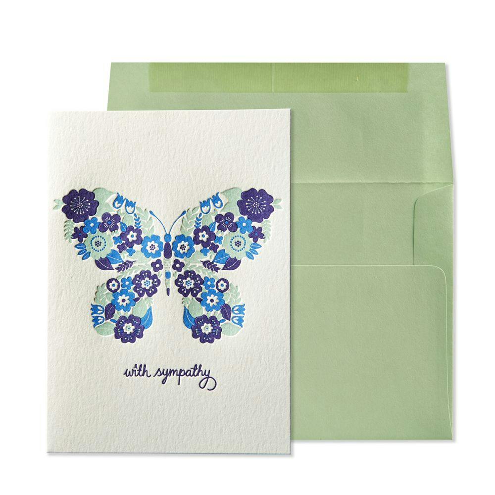 Butterfly Sympathy Card Main Product Image width=&quot;1000&quot; height=&quot;1000&quot;