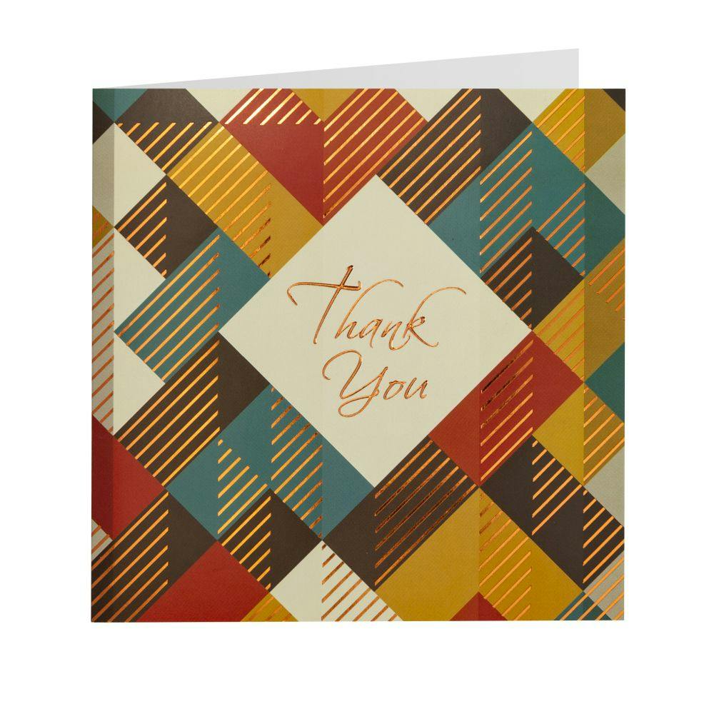 Retro Pattern Thank You Card Sixth Alternate Image width=&quot;1000&quot; height=&quot;1000&quot;