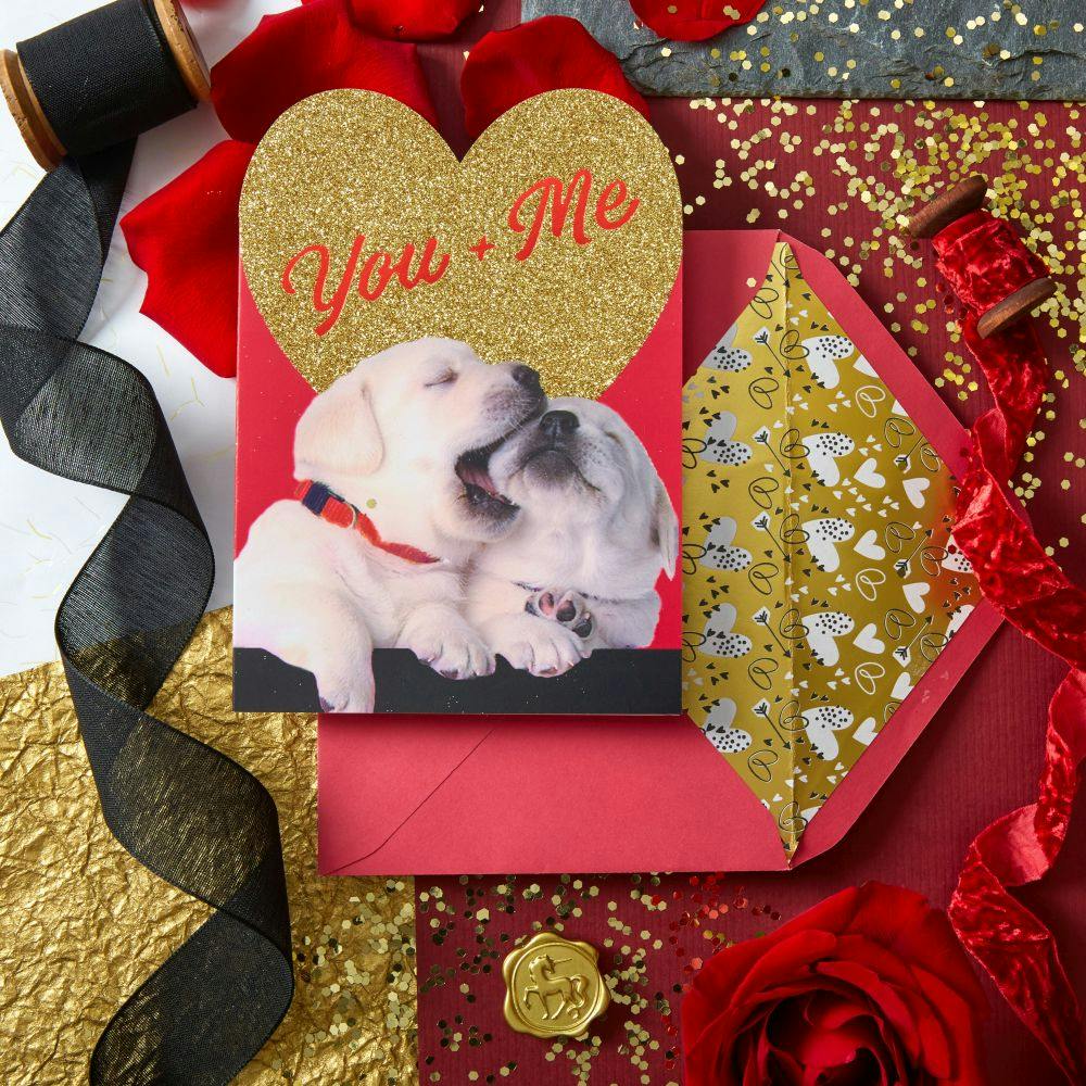 Puppy Couple Valentine&#39;s Day Card Seventh Alternate Image width=&quot;1000&quot; height=&quot;1000&quot;