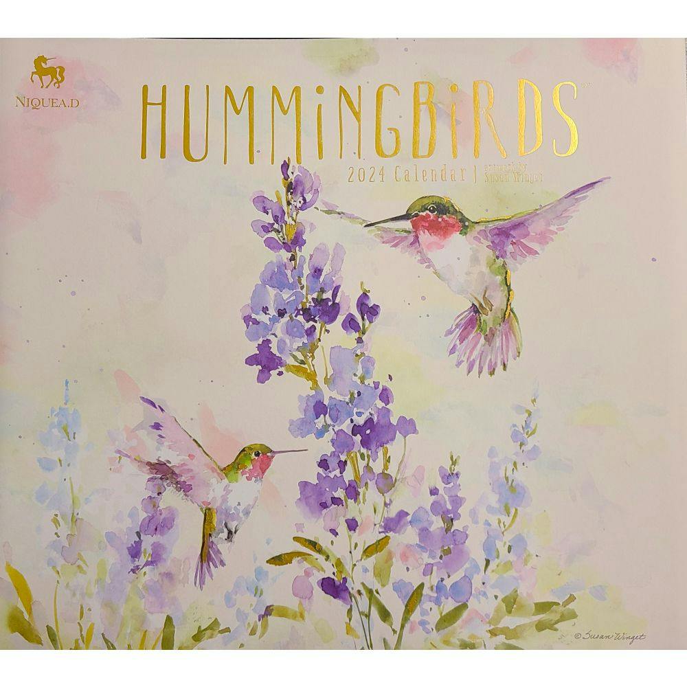 Hummingbirds Spiral 2024 Wall Calendar Second Alternate Image width=&quot;1000&quot; height=&quot;1000&quot;