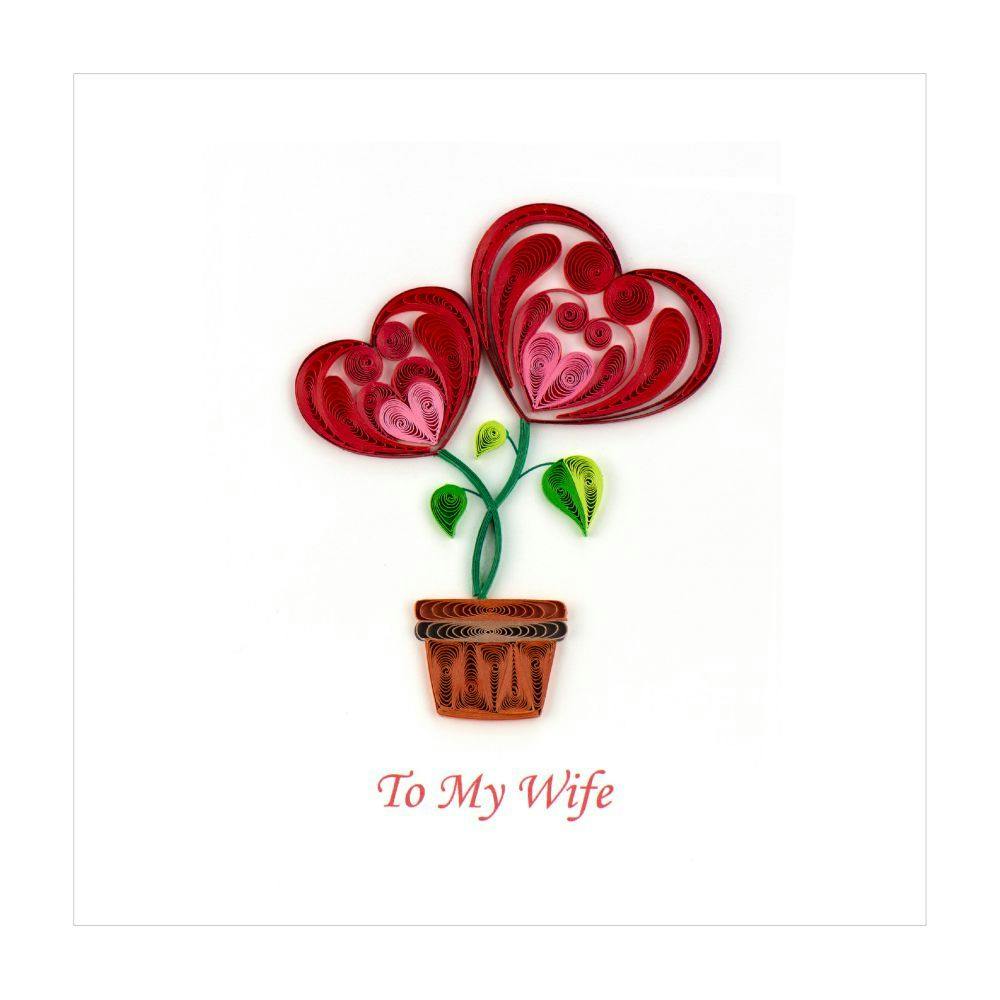 Potted Heart Plant Greeting Card 2nd Product Detail  Image width=&quot;1000&quot; height=&quot;1000&quot;