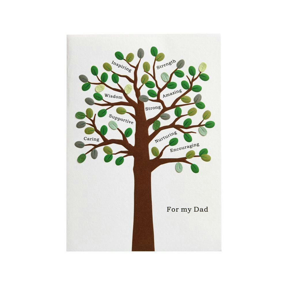 Dad Tree Birthday Card First Alternate Image width=&quot;1000&quot; height=&quot;1000&quot;