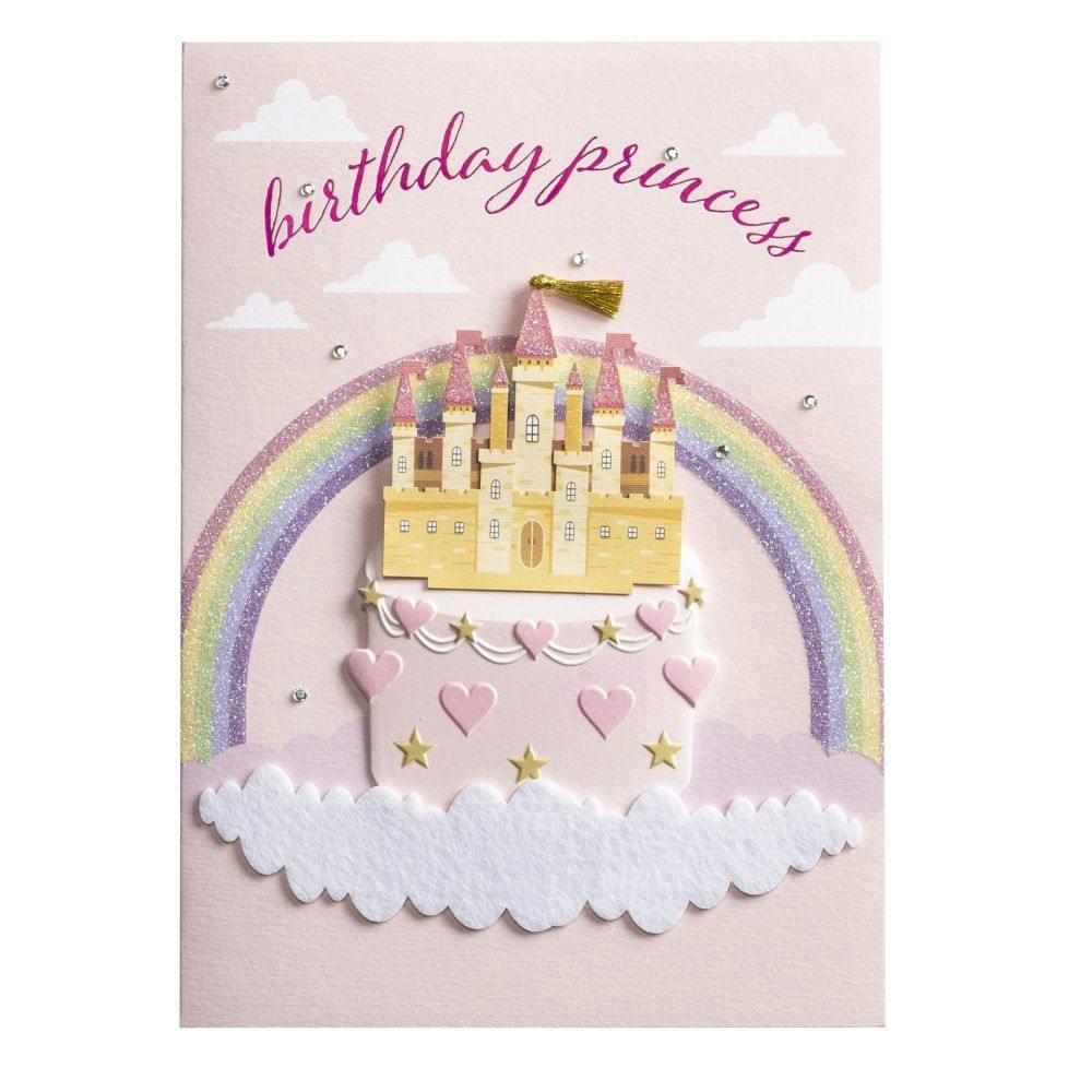 Princess Cake Birthday Card 2nd Product Detail  Image width=&quot;1000&quot; height=&quot;1000&quot;