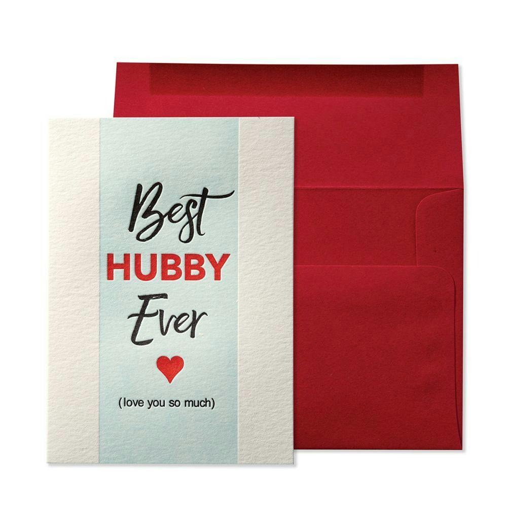 Best Hubby Ever Greeting Card Main Product  Image width=&quot;1000&quot; height=&quot;1000&quot;