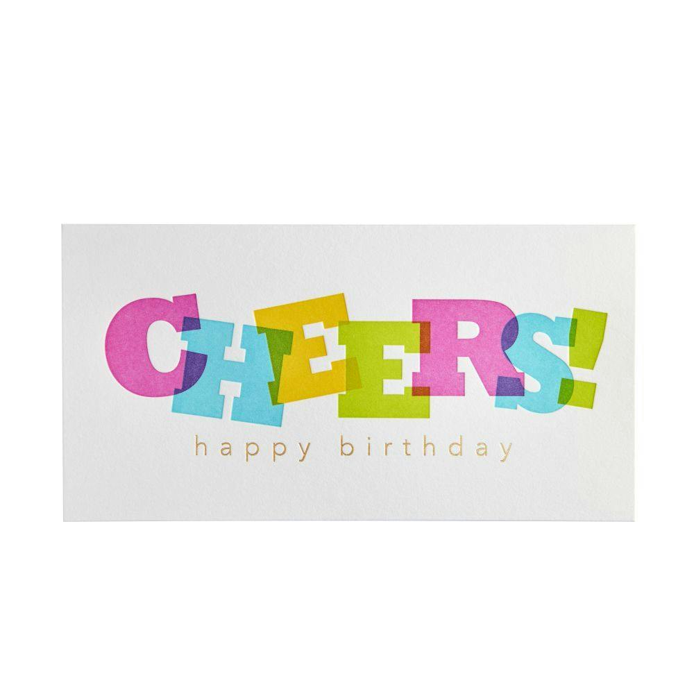 Cheers Layered Letters Greeting Card 2nd Product Detail  Image width=&quot;1000&quot; height=&quot;1000&quot;