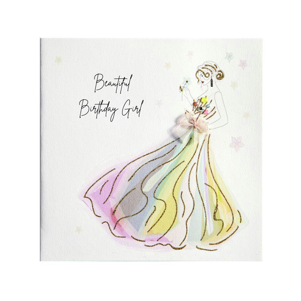 Beautiful Girl Greeting Card 2nd Product Detail  Image width="1000" height="1000"