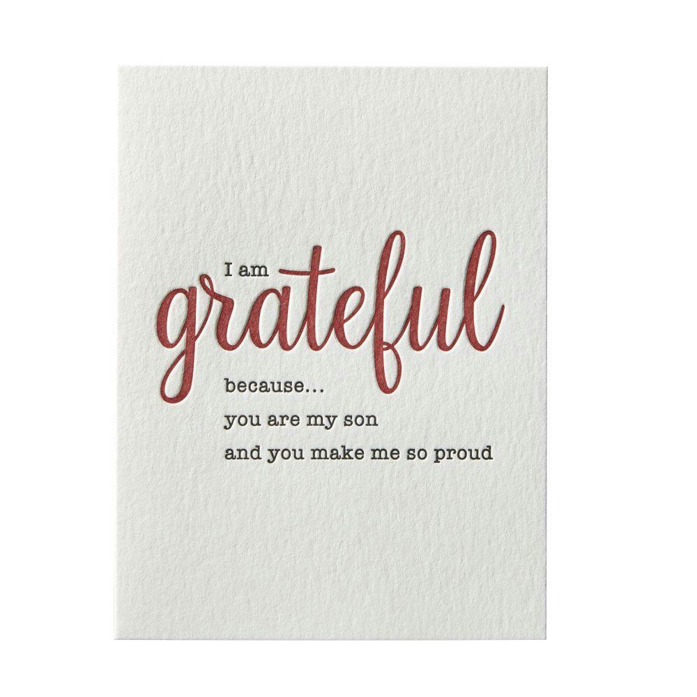 Grateful Son Greeting Card 2nd Product Detail  Image width=&quot;1000&quot; height=&quot;1000&quot;