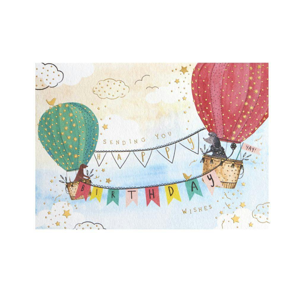 Hot Air Balloons Greeting Card 2nd Product Detail  Image width=&quot;1000&quot; height=&quot;1000&quot;