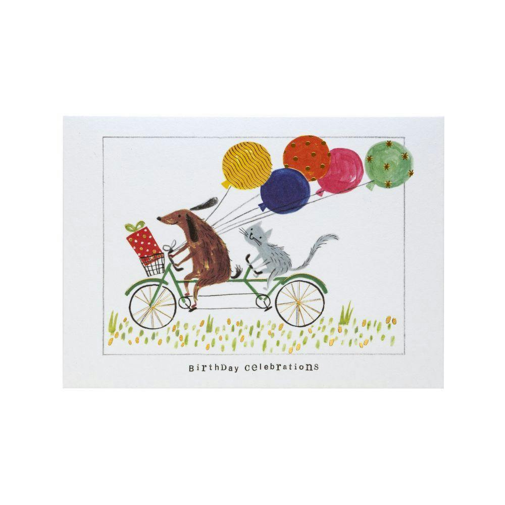 Tandem Bicycle Greeting Card 2nd Product Detail  Image width="1000" height="1000"