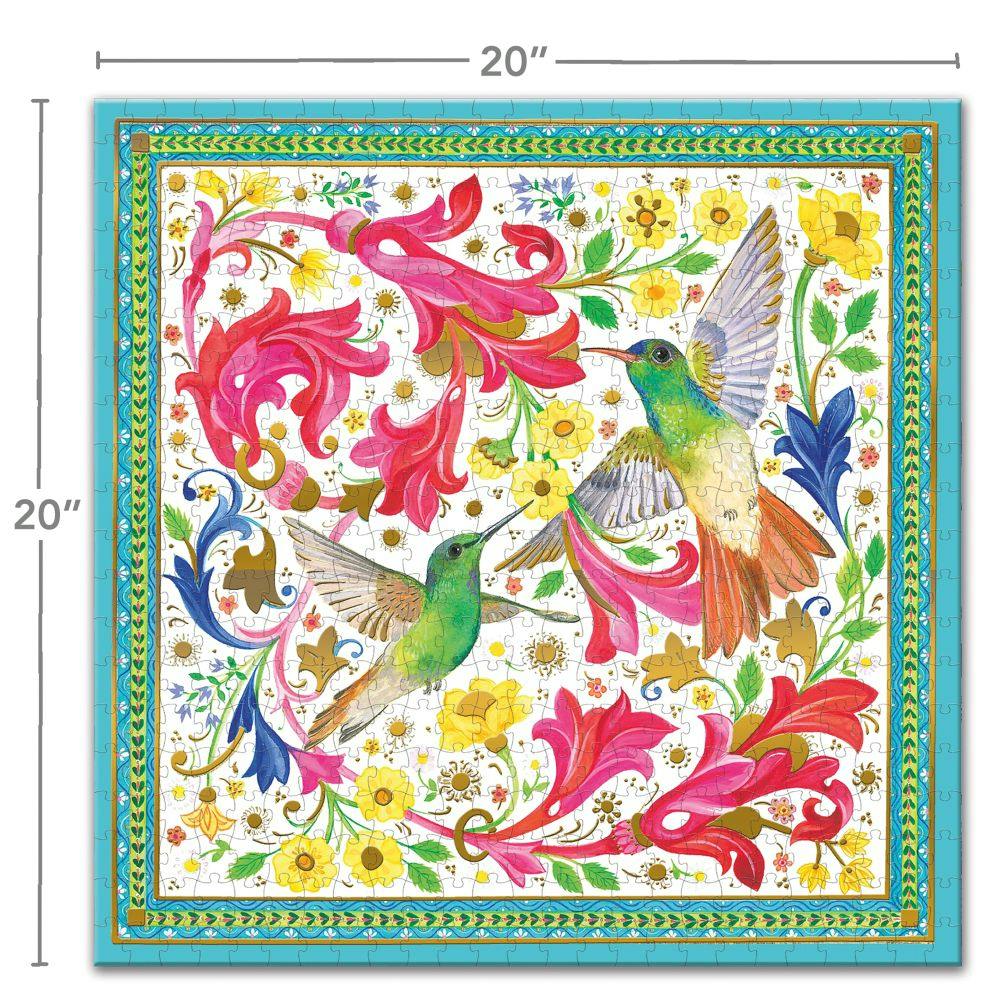 Beautiful Birds 500 Piece Puzzle dimensions width=&quot;1000&quot; height=&quot;1000&quot;