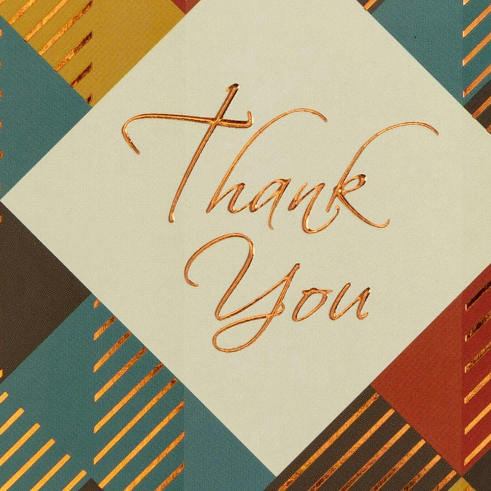 Retro Pattern Thank You Card Fifth Alternate Image width=&quot;1000&quot; height=&quot;1000&quot;
