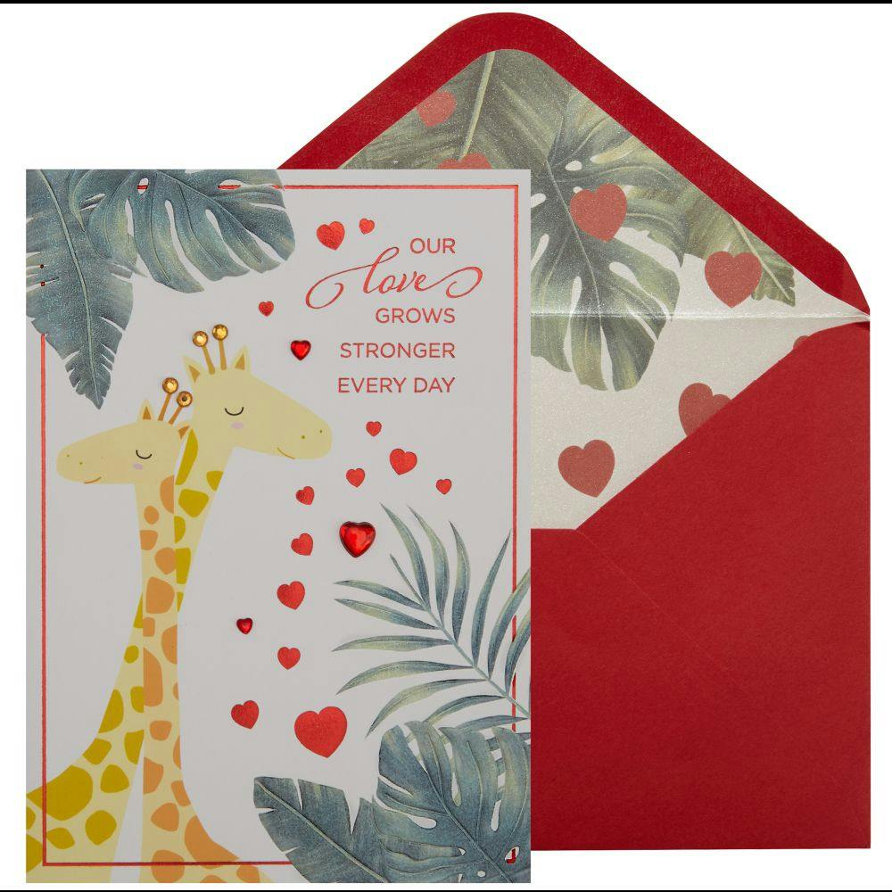 Giraffe Couple Valentine&#39;s Day Card Main Product Image width=&quot;1000&quot; height=&quot;1000&quot;