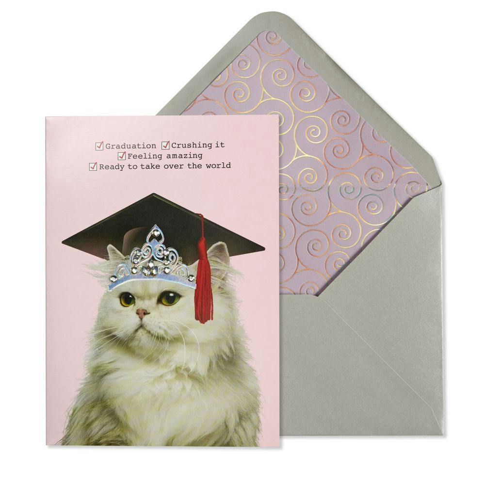 Femme Cat Grad Graduation Card Main Product Image width=&quot;1000&quot; height=&quot;1000&quot;
