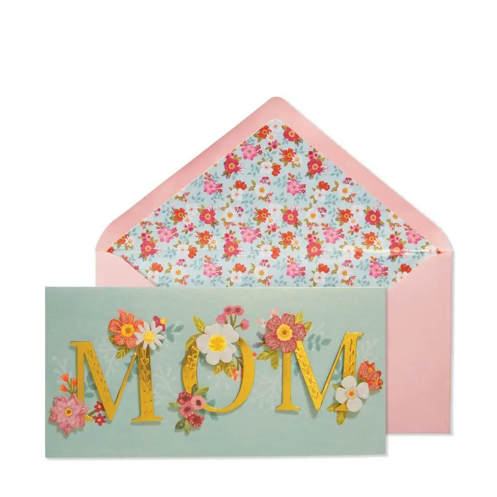 Mom Lettering Mother&#39;s Day Card
