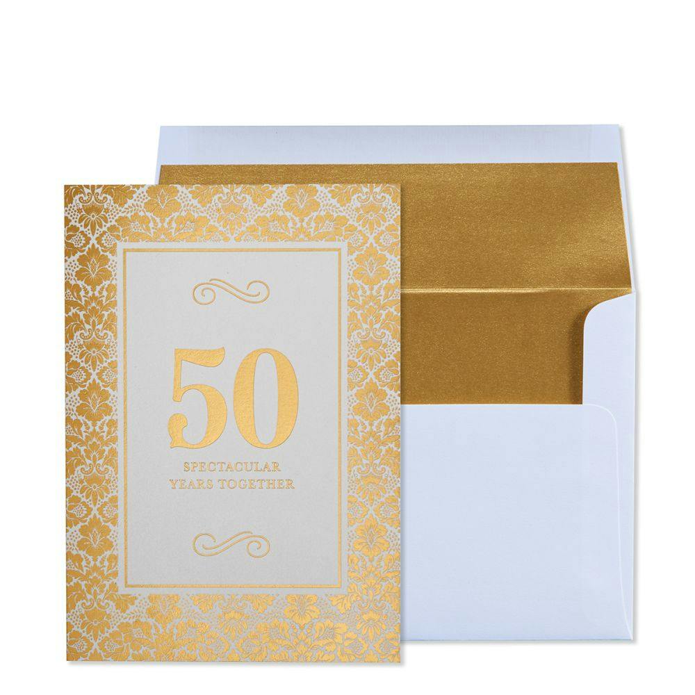 50th Anniversary Card Main Product  Image width=&quot;1000&quot; height=&quot;1000&quot;