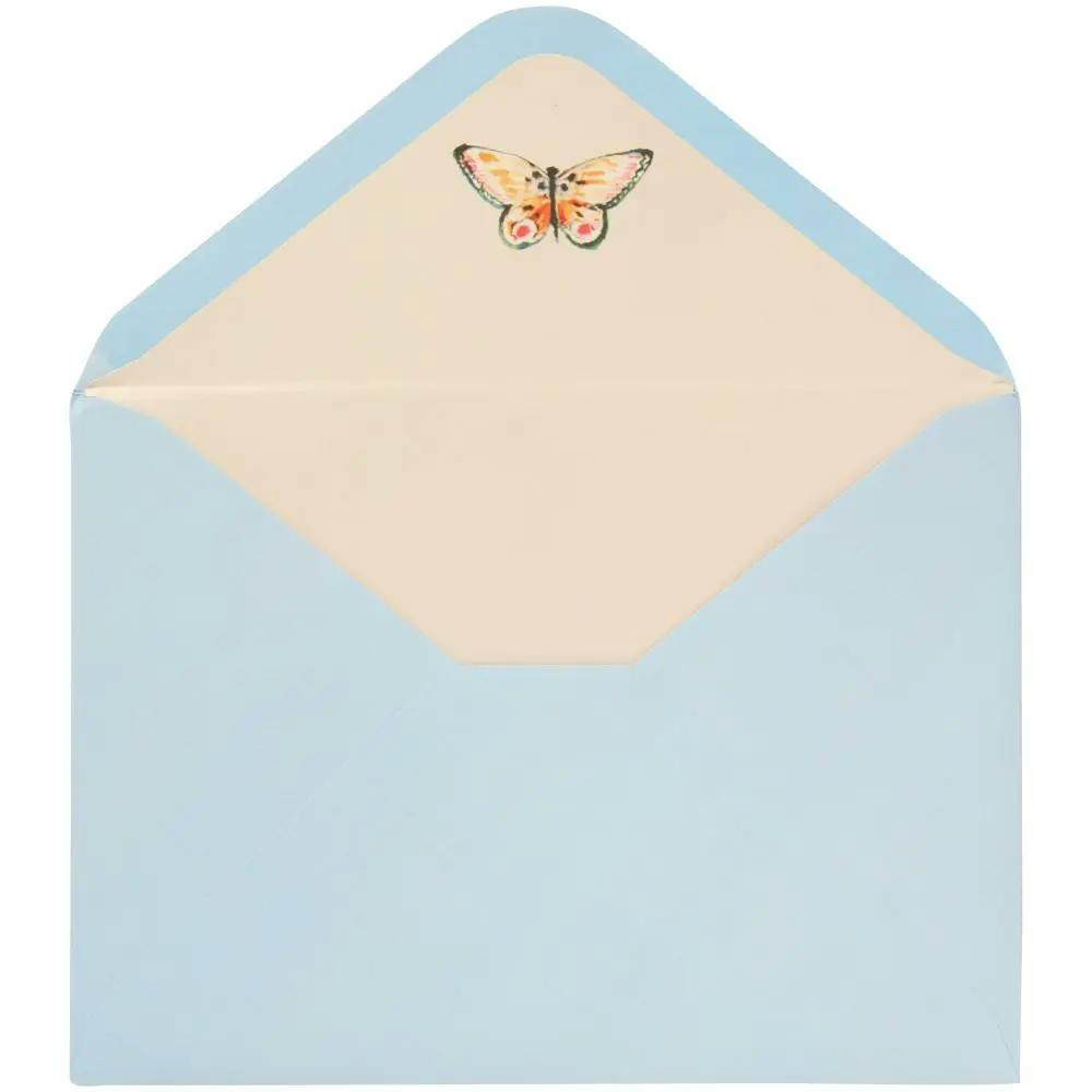 Butterfly Garden Birthday Card envelope