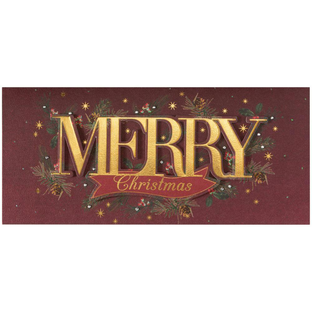 Merry Lettering 8 Count Boxed Christmas Cards First Alternate Image width=&quot;1000&quot; height=&quot;1000&quot;
