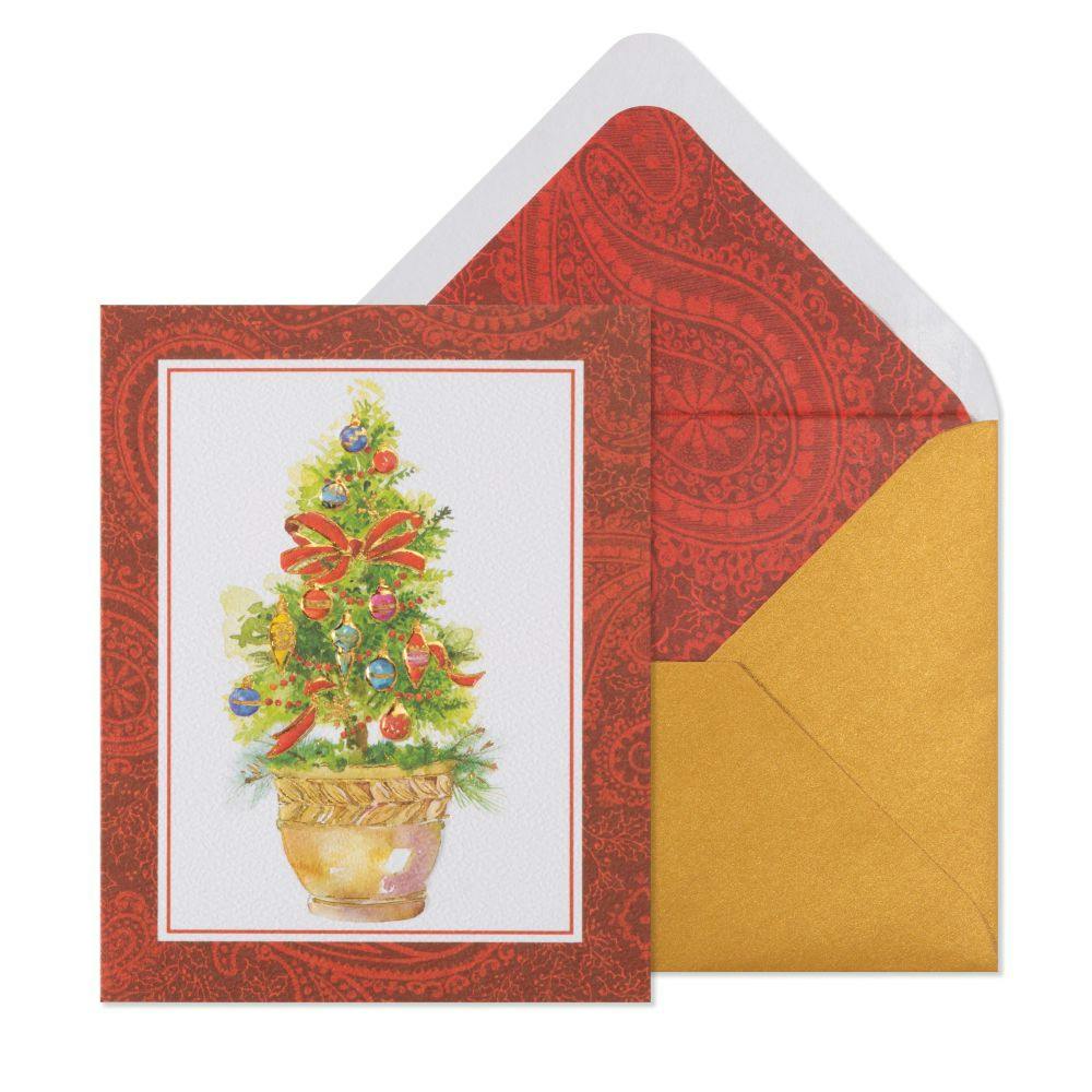 Topiary Tree 10 Count Boxed Christmas Cards Main Product Image width=&quot;1000&quot; height=&quot;1000&quot;