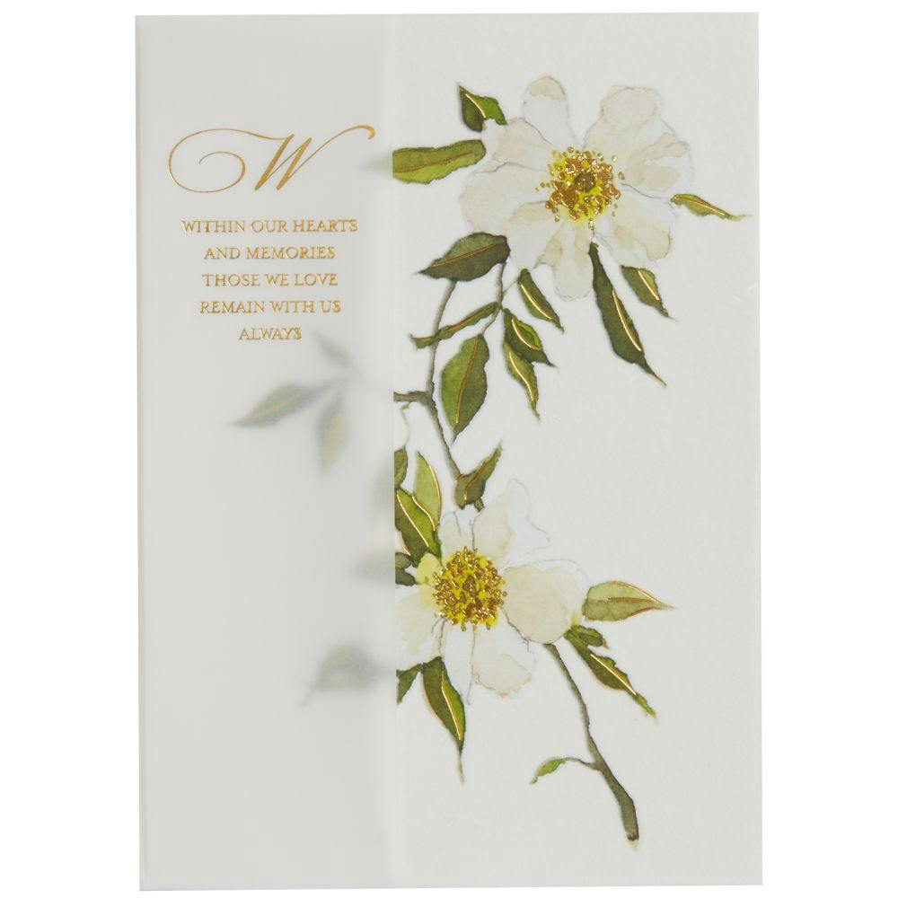 Wild Roses Sympathy Card First Alternate Image width=&quot;1000&quot; height=&quot;1000&quot;