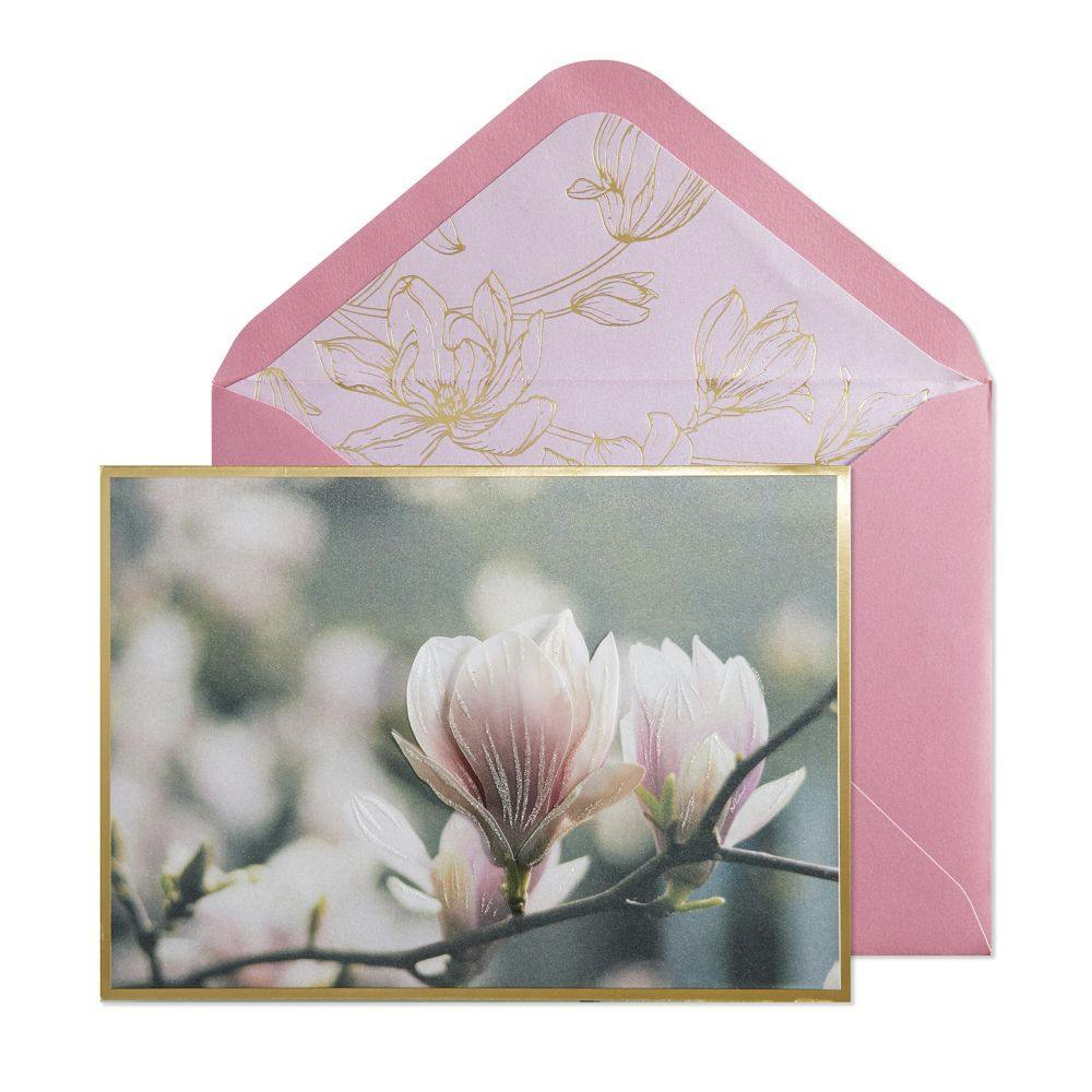 Vellum Magnolia Branch Blank Card Main Product Image width=&quot;1000&quot; height=&quot;1000&quot;