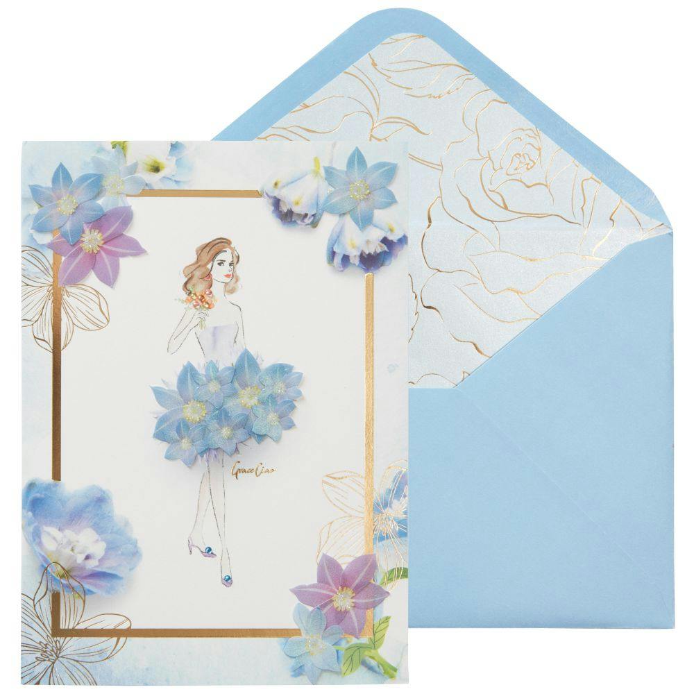 Indigo Dress Girl Birthday Card Main Product Image width=&quot;1000&quot; height=&quot;1000&quot;