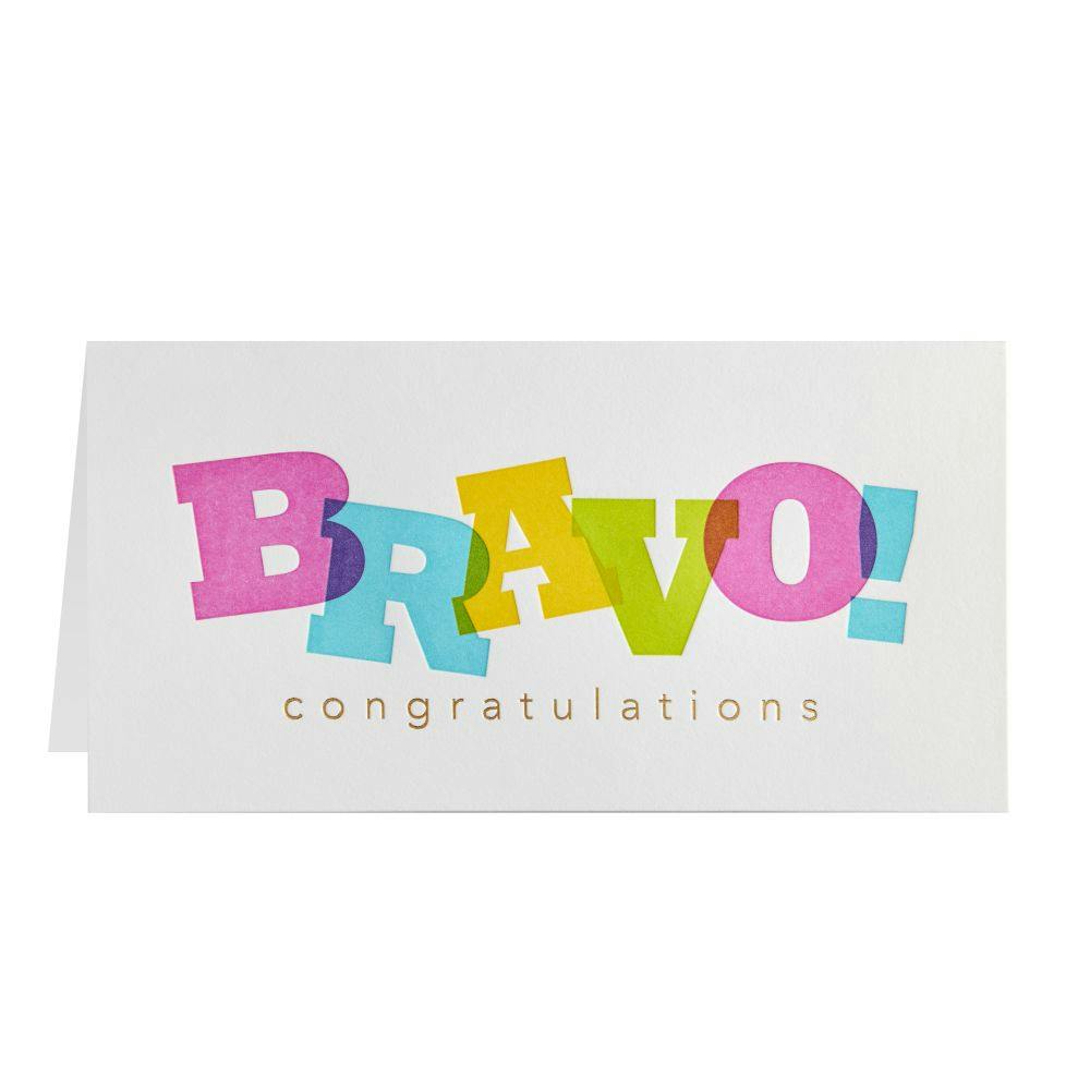 Bravo Layered Lettering Congratulations Card Sixth Alternate Image width=&quot;1000&quot; height=&quot;1000&quot;