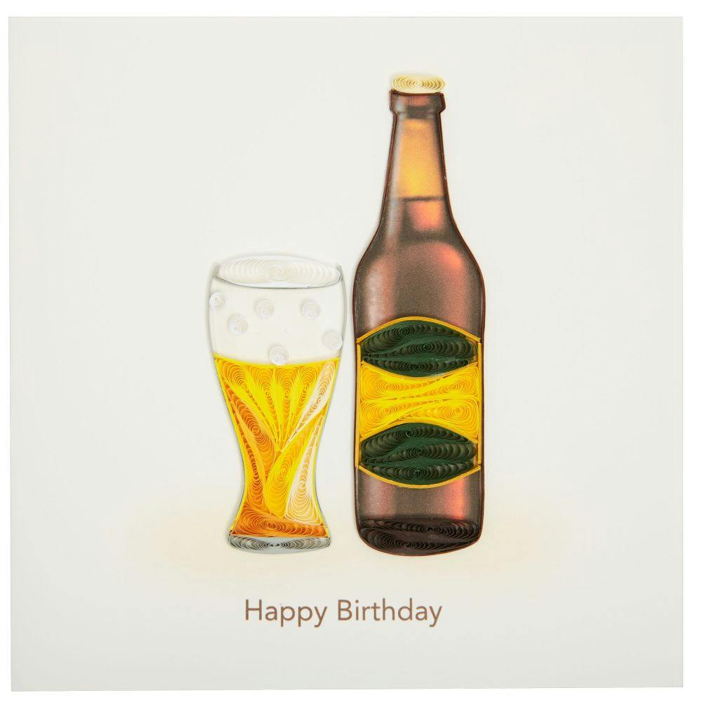 Birthday Beer Quilling Birthday Card First Alternate Image width=&quot;1000&quot; height=&quot;1000&quot;