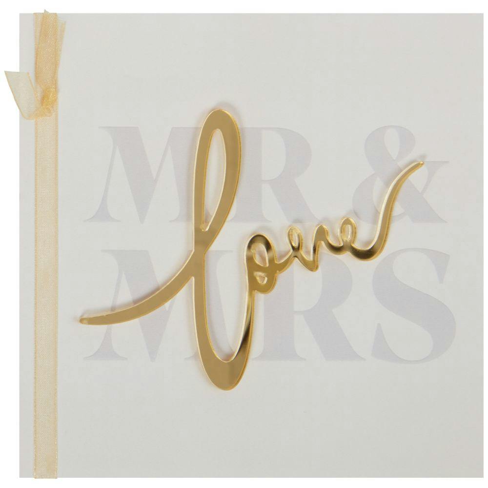Mr &amp; Mrs Feature Lettering Wedding Card First Alternate Image width=&quot;1000&quot; height=&quot;1000&quot;