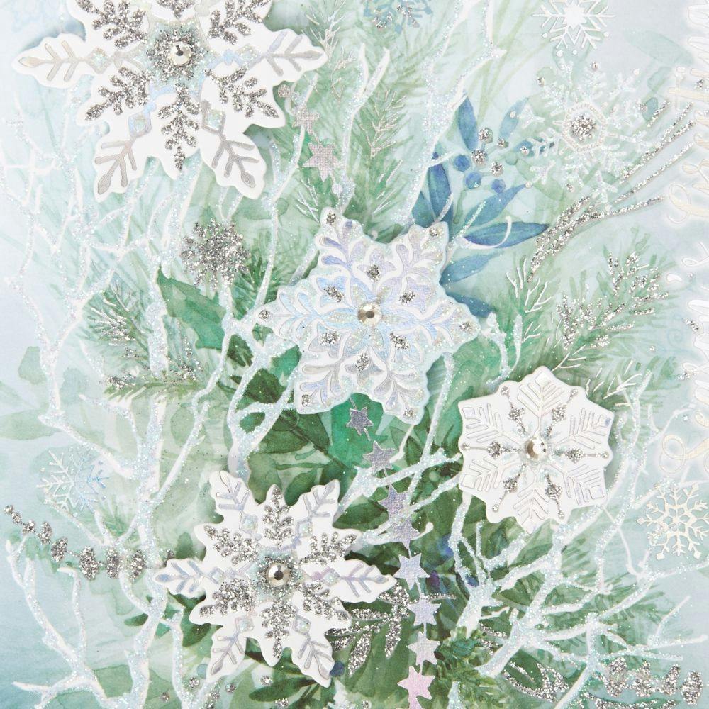 Snowflake Branch Christmas Card Third Alternate Image width=&quot;1000&quot; height=&quot;1000&quot;