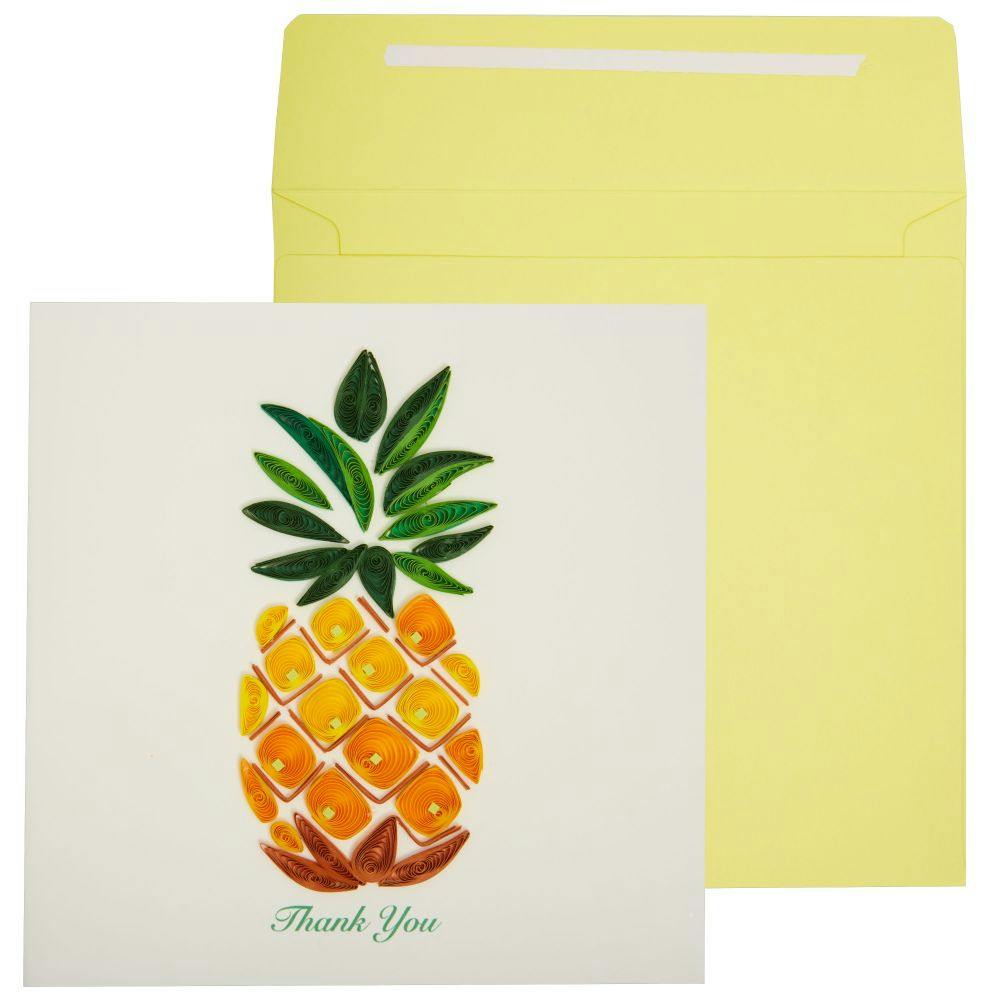 Pineapple Thank You Card Main Product Image width=&quot;1000&quot; height=&quot;1000&quot;